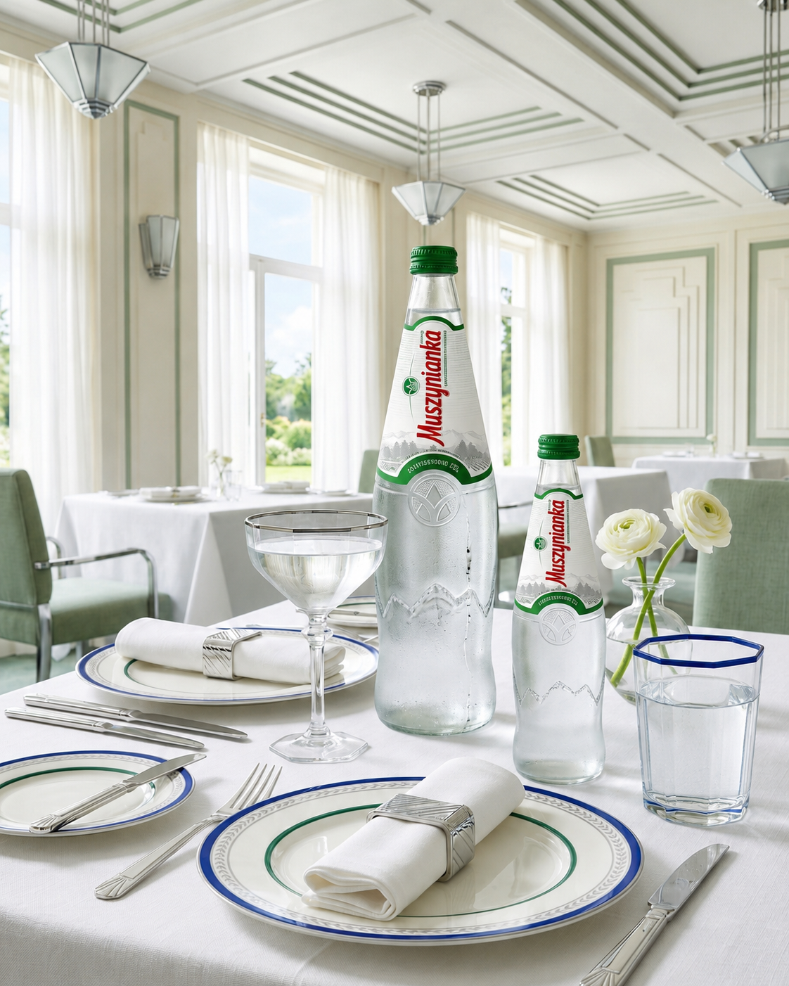 Muszynianka Premium w restauracji